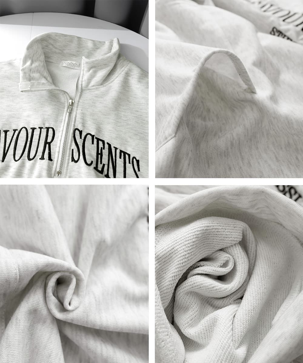 ロンT 薄手ロゴプリントスウェット春秋ゆったりポロ襟