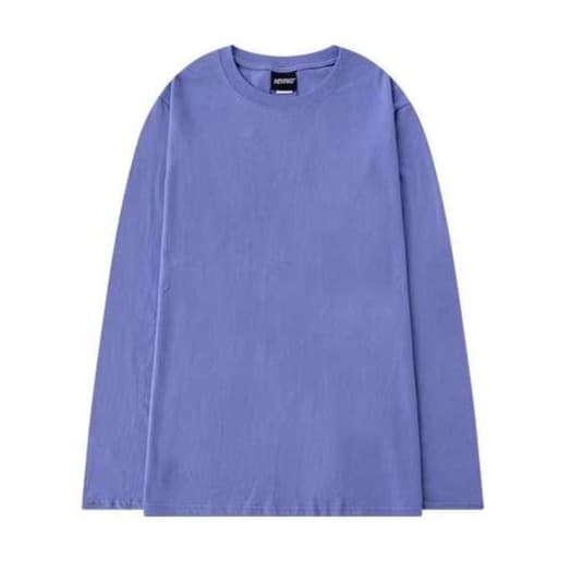 ロンT 上質素材の長袖無地カットソー