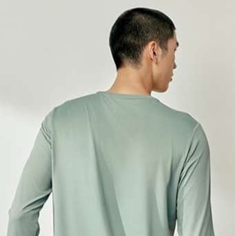 ロンT 吸汗速乾メッシュ素材スポーツロングTシャツ