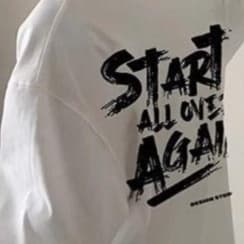 シンプル バック ロゴ ロンT