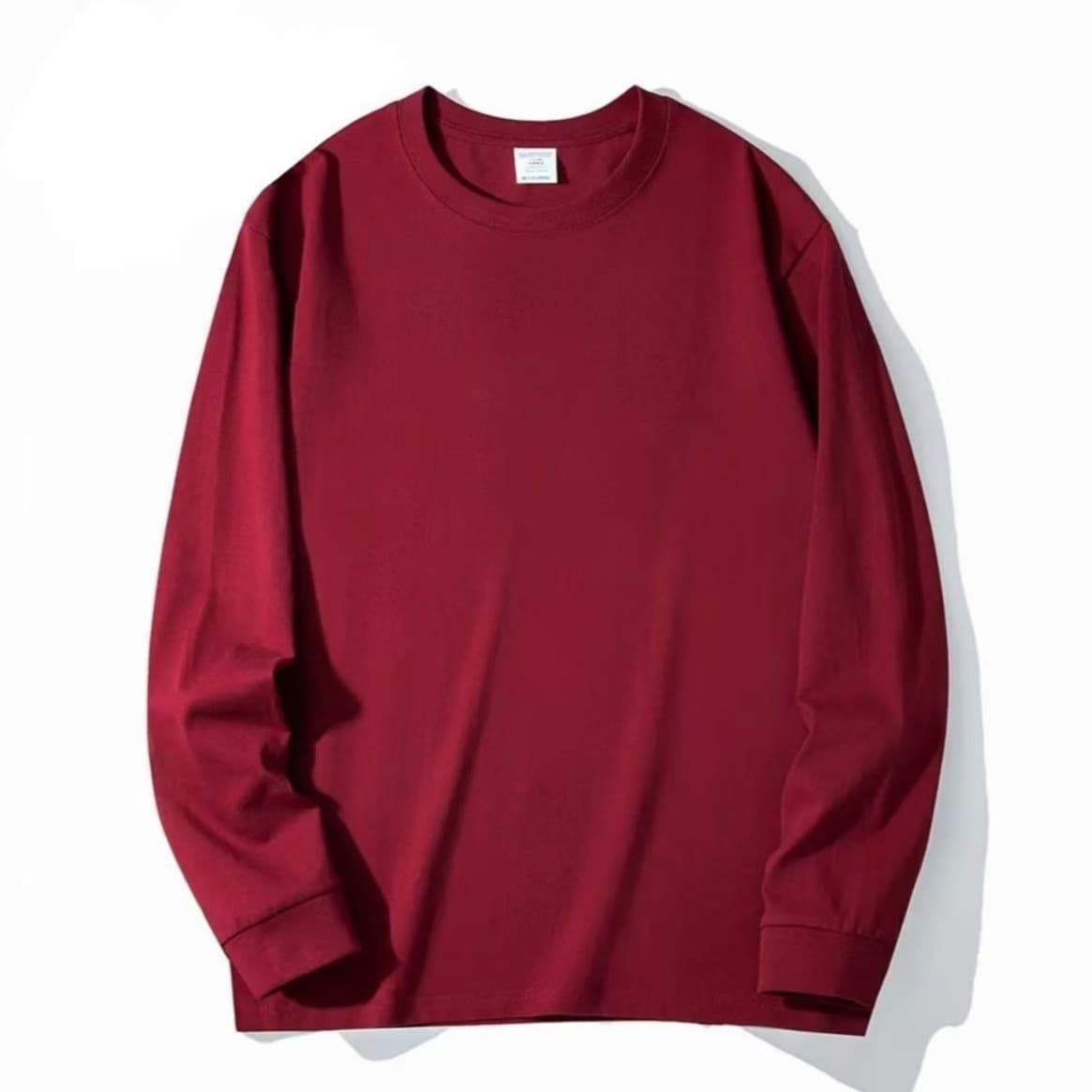 ロンT ゆったりシルエット コットン ロングTシャツ