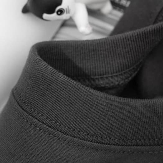 ロンT ゆったりシルエット コットン ロングTシャツ