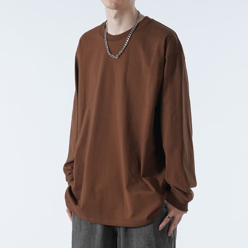 ロンT オーバーサイズ シンプル ロンＴ