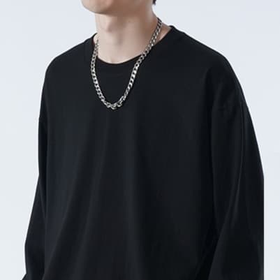ロンT オーバーサイズ シンプル ロンＴ