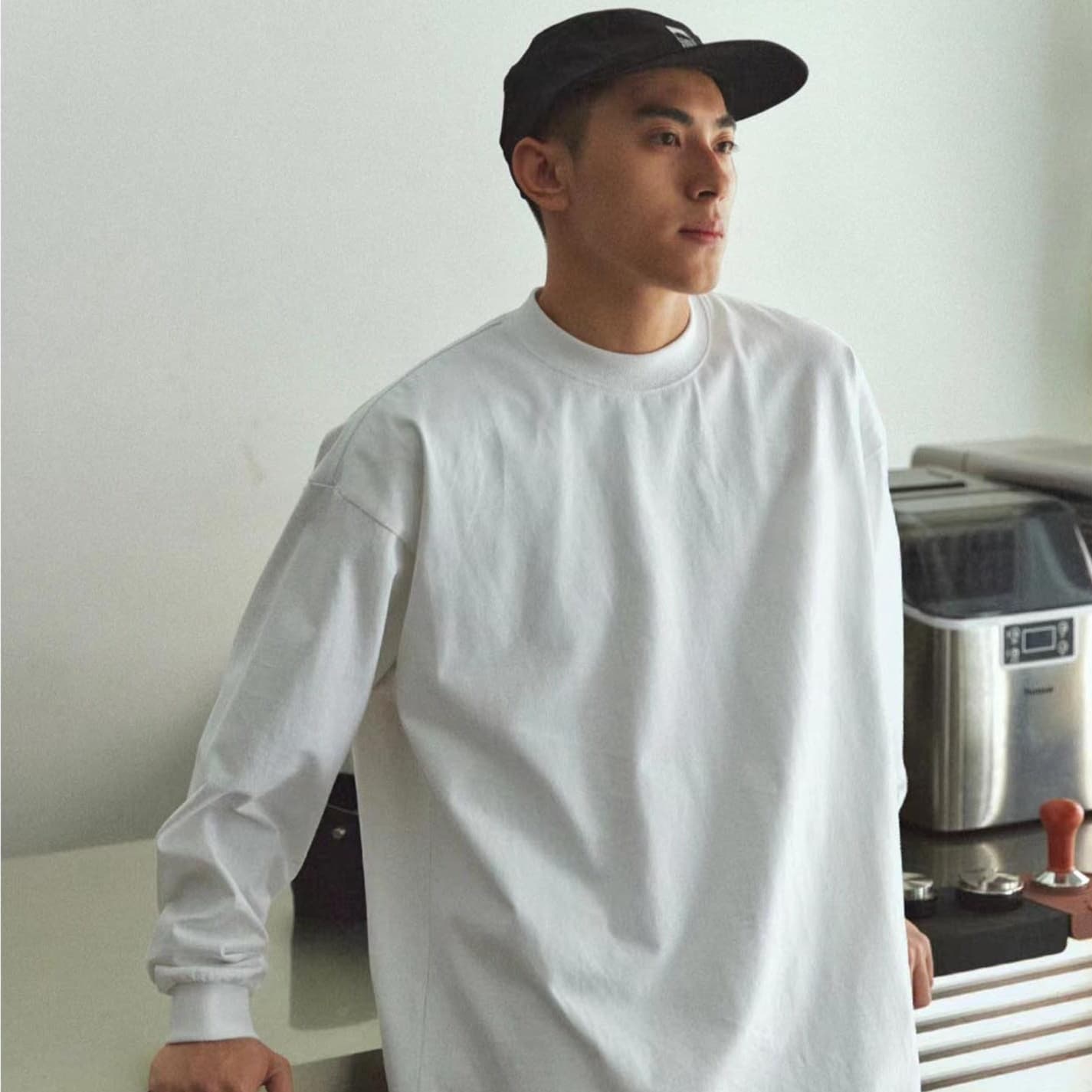 ロンT 上質素材のゆったりロングスリーブ