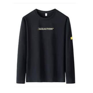 ロンT シンプル文字デザイン ロングTシャツ