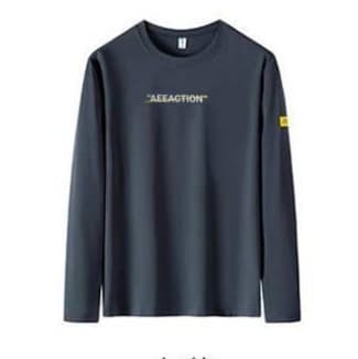 ロンT シンプル文字デザイン ロングTシャツ