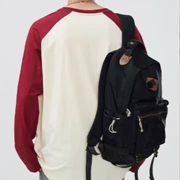 ロンT シンプル切替デザイン ゆったりロンＴ