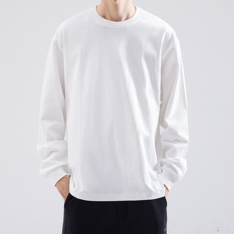 ロンT ゆったりシルエット コットン ロンT