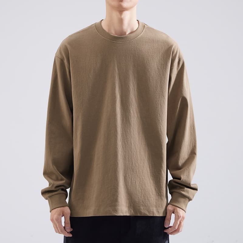 ロンT ゆったりシルエット コットン ロンT