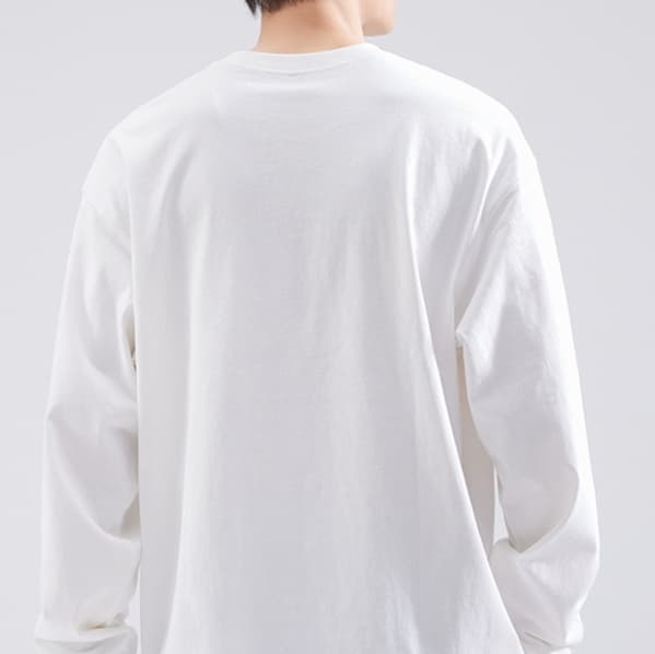 ロンT ゆったりシルエット コットン ロンT