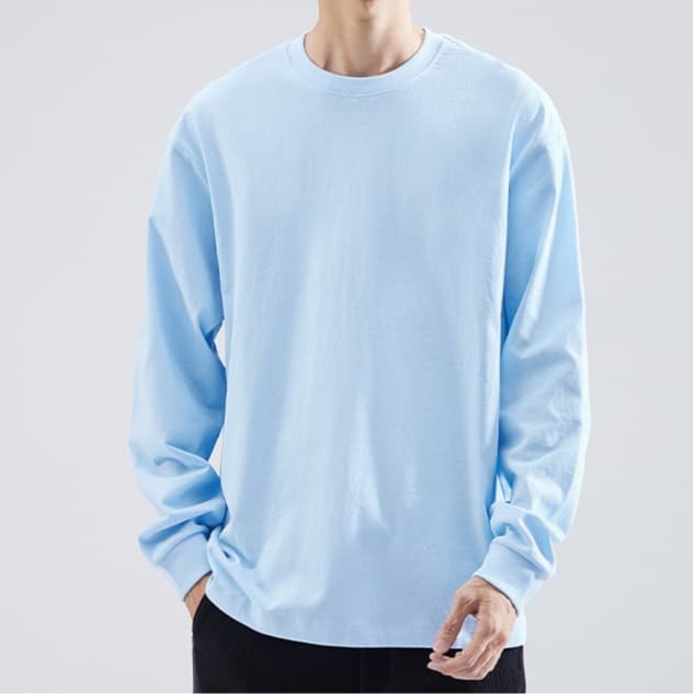 ロンT ゆったりシルエット コットン ロンT