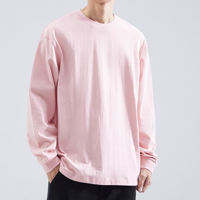 ロンT ゆったりシルエット コットン ロンT