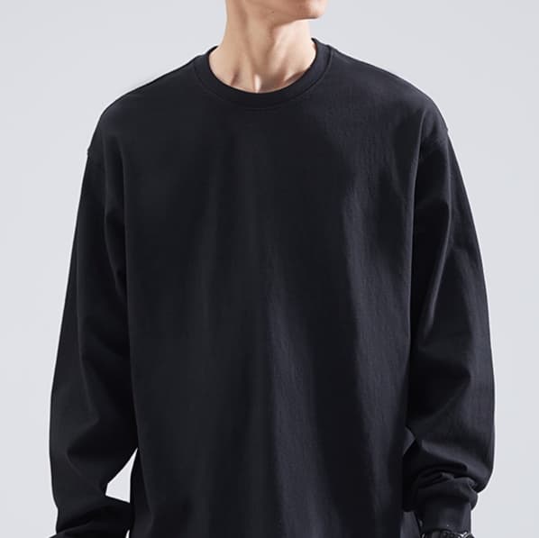 ロンT ゆったりシルエット コットン ロンT