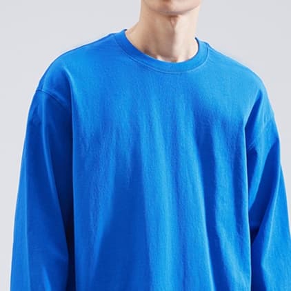 ロンT ゆったりシルエット コットン ロンT