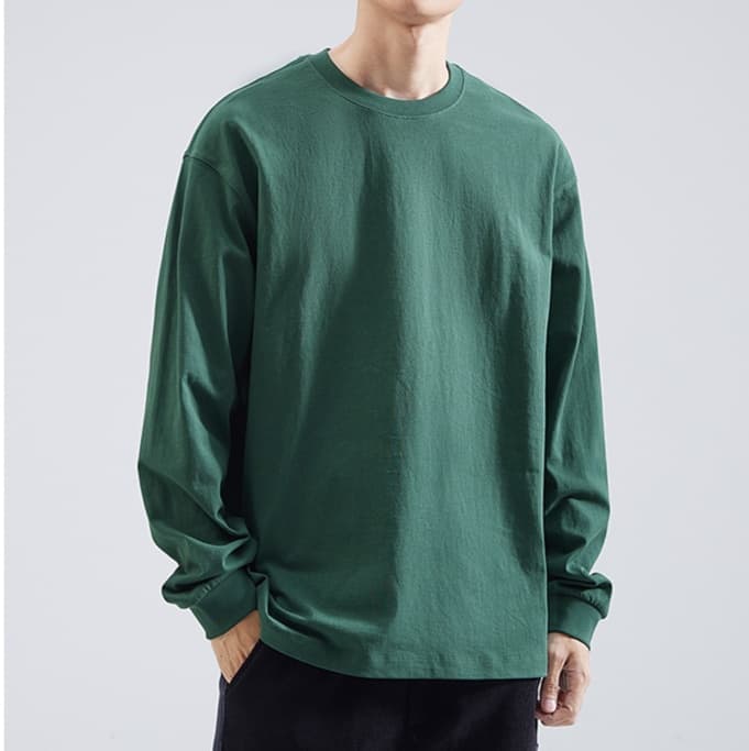 ロンT ゆったりシルエット コットン ロンT