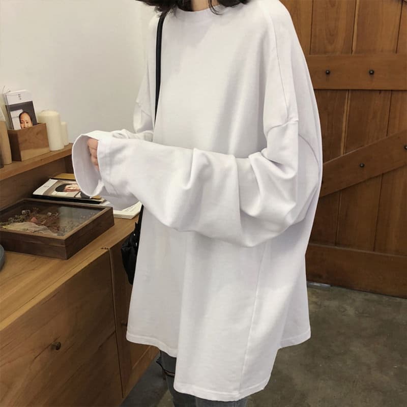 ゆったりシルエット オーバーサイズ ロンT