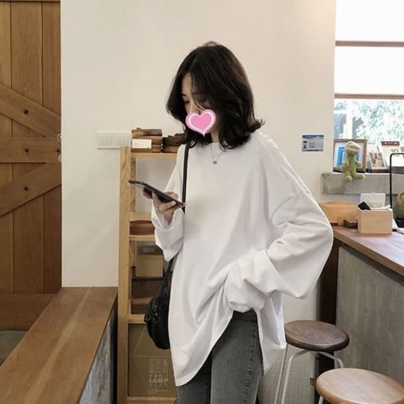 ゆったりシルエット オーバーサイズ ロンT