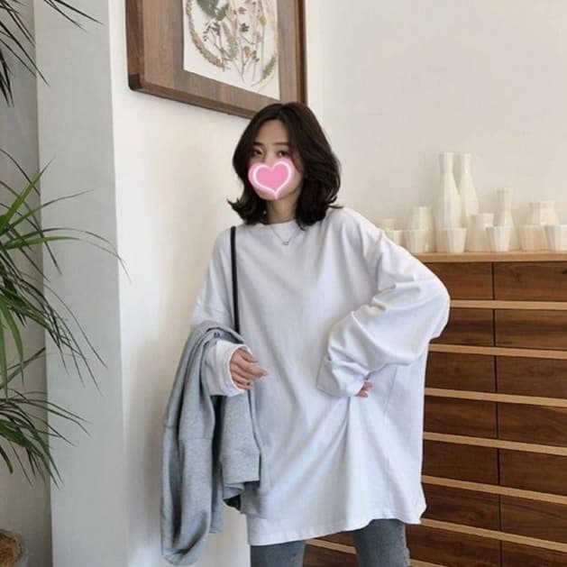 ゆったりシルエット オーバーサイズ ロンT