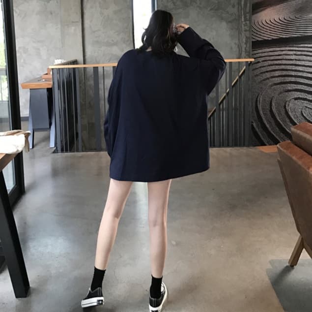 シンプル ロゴ入り コットン ロンT