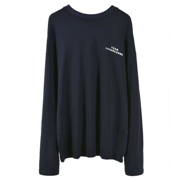 シンプル ロゴ入り コットン ロンT