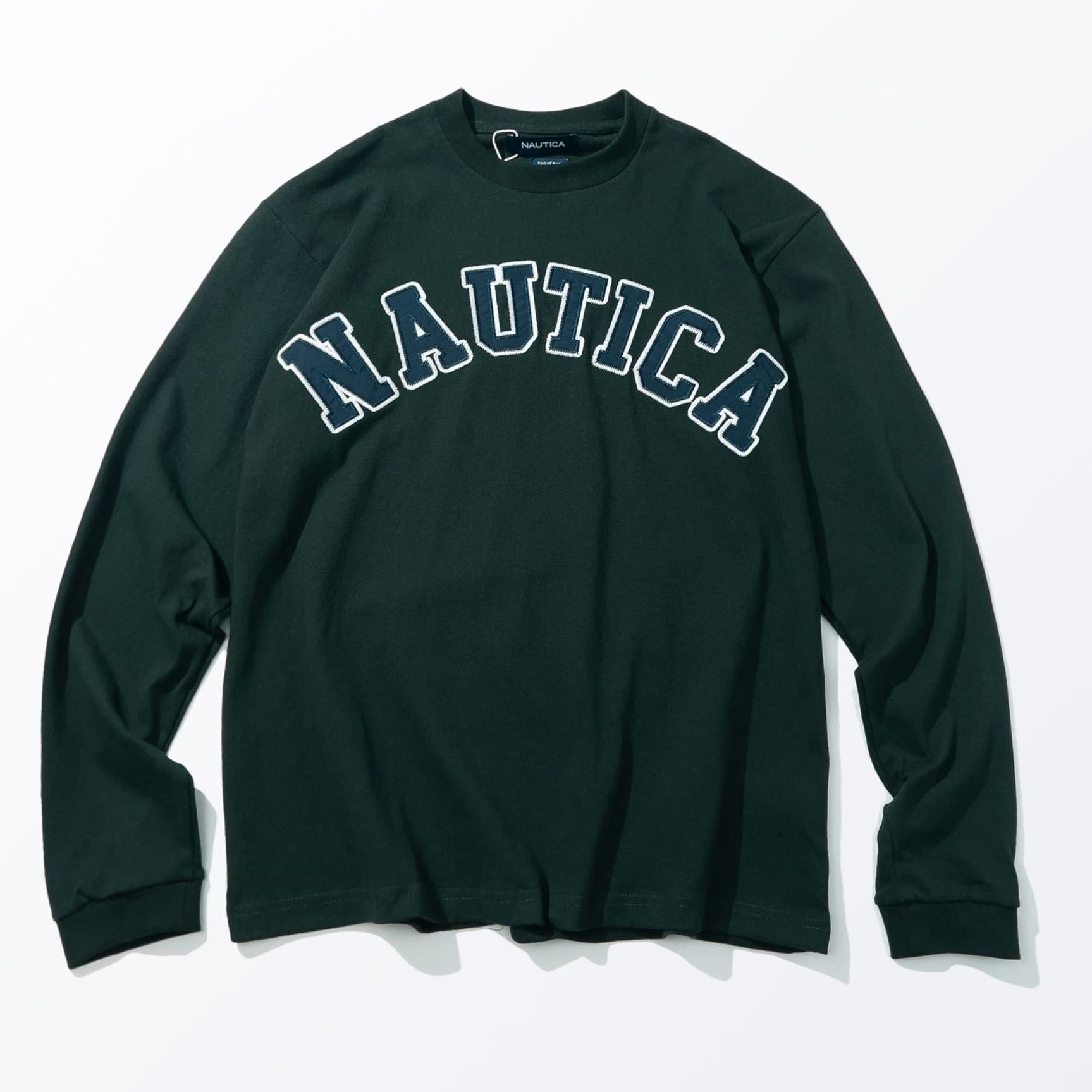 ロンT ヴィンテージ風 カレッジ ロゴ ロングTシャツ