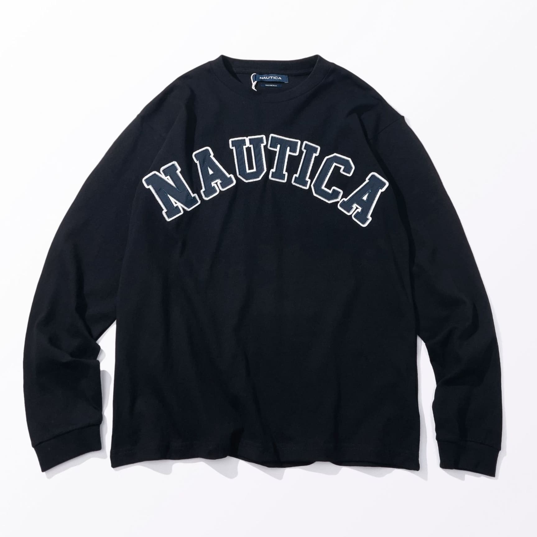 ロンT ヴィンテージ風 カレッジ ロゴ ロングTシャツ