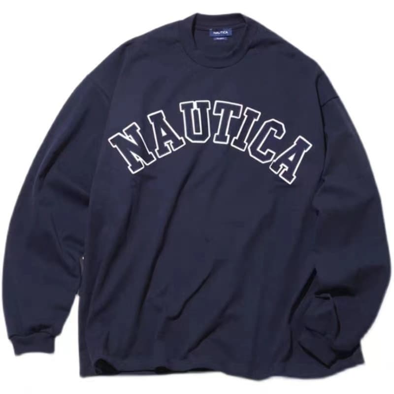 ロンT ヴィンテージ風 カレッジ ロゴ ロングTシャツ