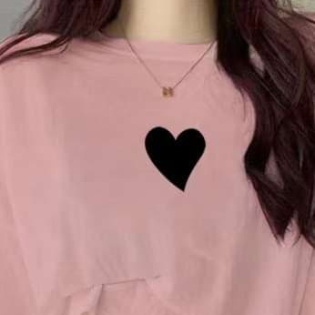 ロンT ピンク長袖Tシャツ