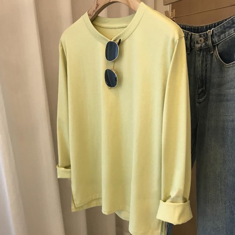 なめらかコットン 贅沢ゆる着ロンTシャツ