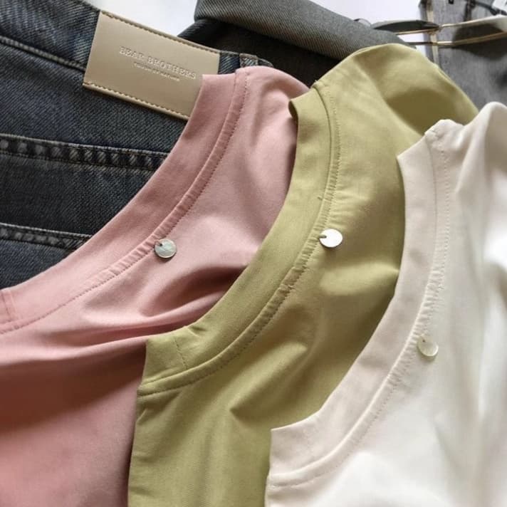 なめらかコットン 贅沢ゆる着ロンTシャツ