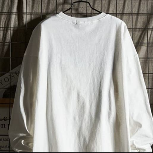 ロンT シンプルデザイン ベーシックロングTシャツ