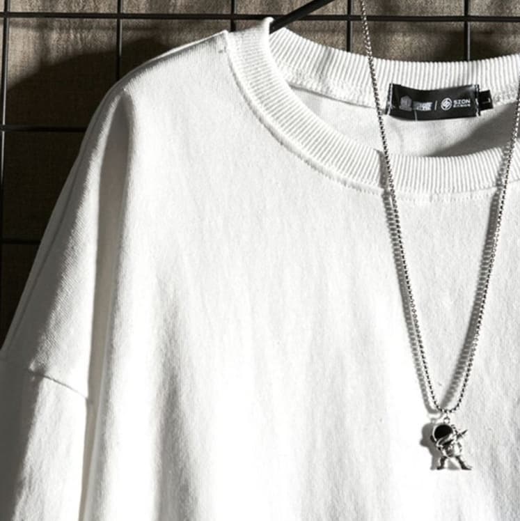 ロンT シンプルデザイン ベーシックロングTシャツ