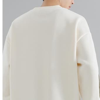 ロンT 肘当て付き カジュアル スウェット