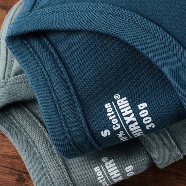 ロンT 重厚感溢れる純綿長袖シャツ