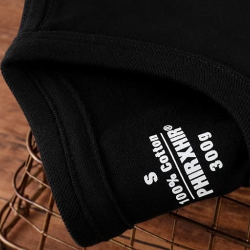 ロンT 重厚感溢れる純綿長袖シャツ