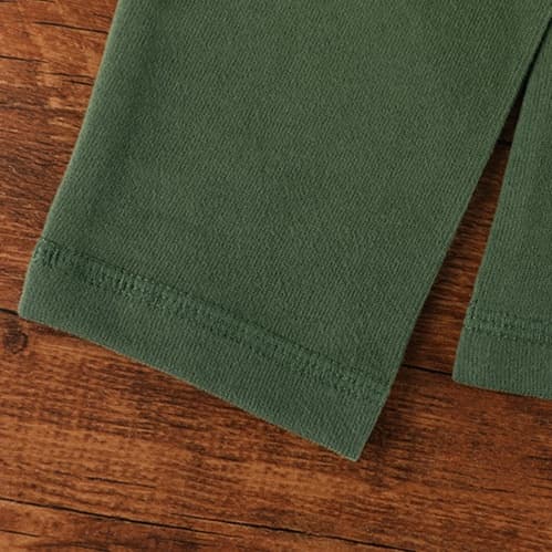 ロンT 重厚感溢れる純綿長袖シャツ