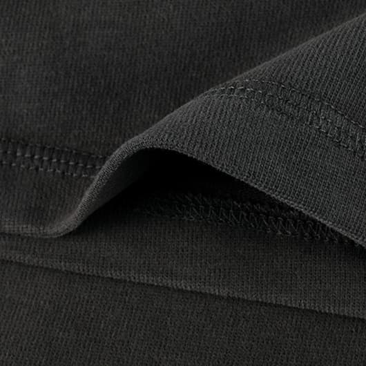 ロンT 重厚感溢れる純綿長袖シャツ