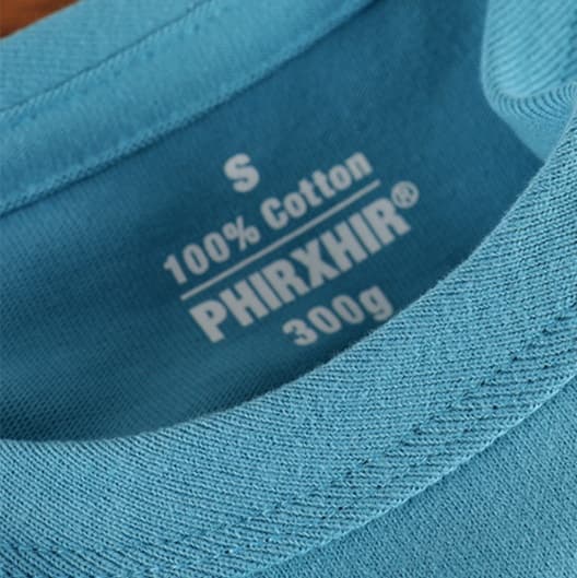 ロンT 重厚感溢れる純綿長袖シャツ