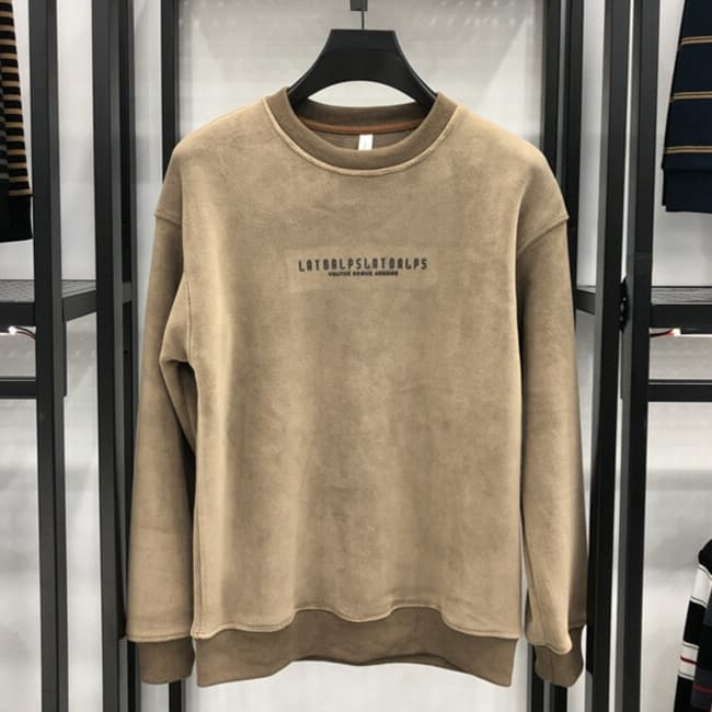 ロンT ふんわり起毛 リラックスプルオーバー