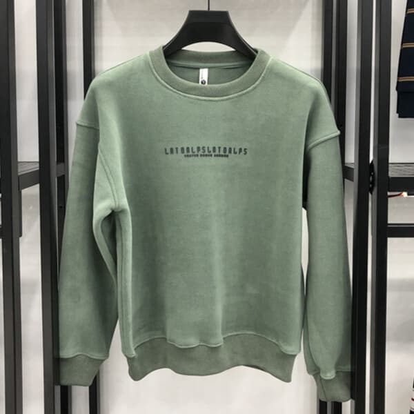 ロンT ふんわり起毛 リラックスプルオーバー