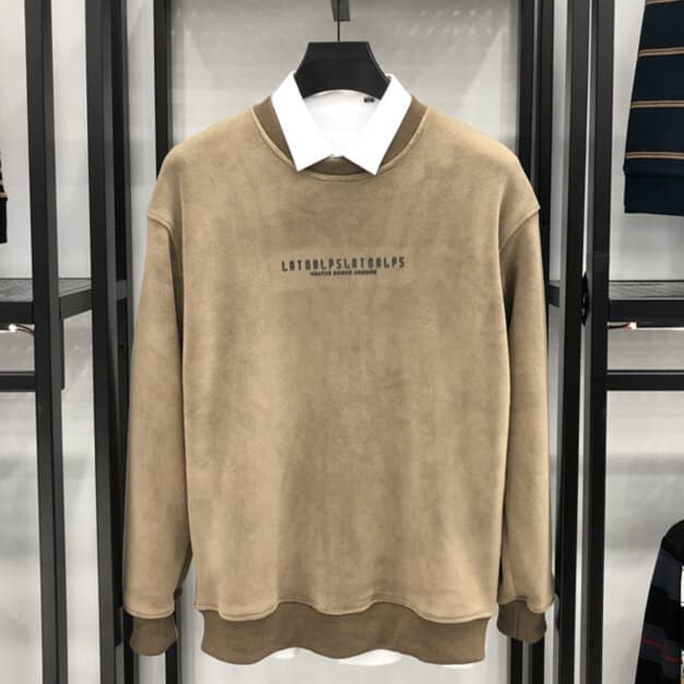 ロンT ふんわり起毛 リラックスプルオーバー