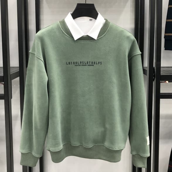 ロンT ふんわり起毛 リラックスプルオーバー