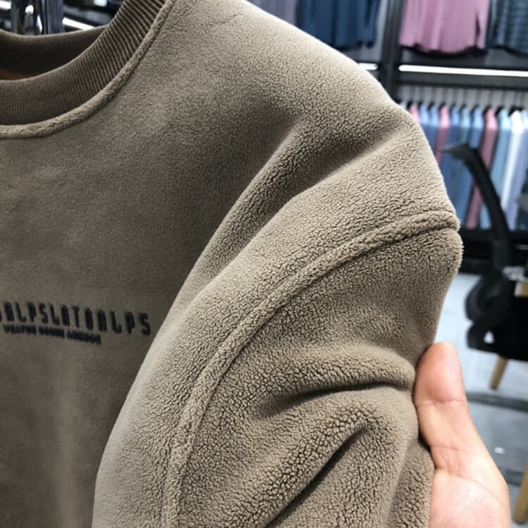 ロンT ふんわり起毛 リラックスプルオーバー