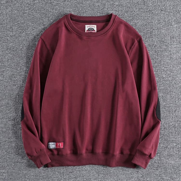 ロンT 定番 裏起毛 あったか スウェット トレーナー