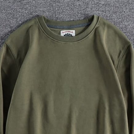 ロンT 定番 裏起毛 あったか スウェット トレーナー