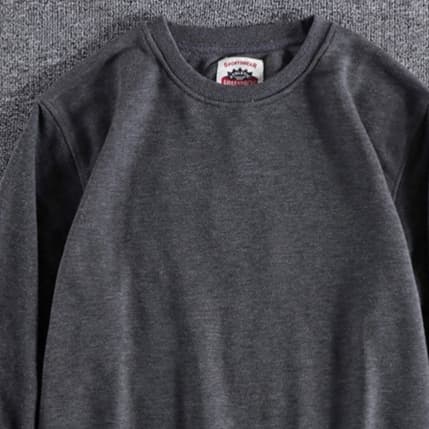 ロンT 定番 裏起毛 あったか スウェット トレーナー