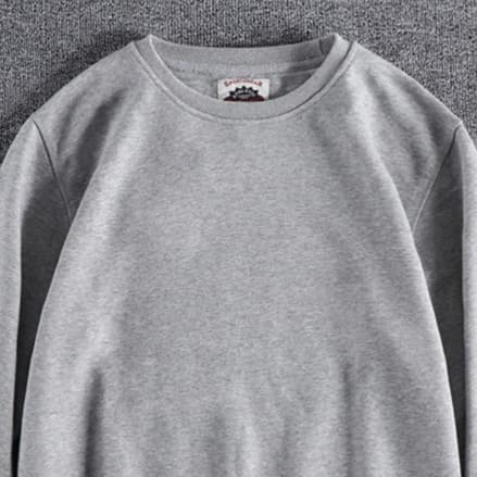 ロンT 定番 裏起毛 あったか スウェット トレーナー
