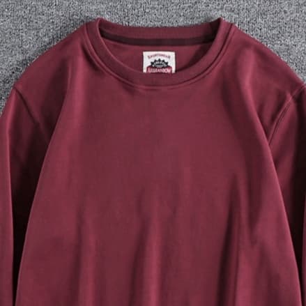 ロンT 定番 裏起毛 あったか スウェット トレーナー