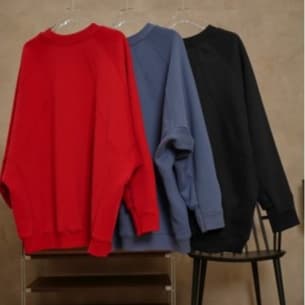 ロンT ゆったりシルエット 裏起毛トレーナー